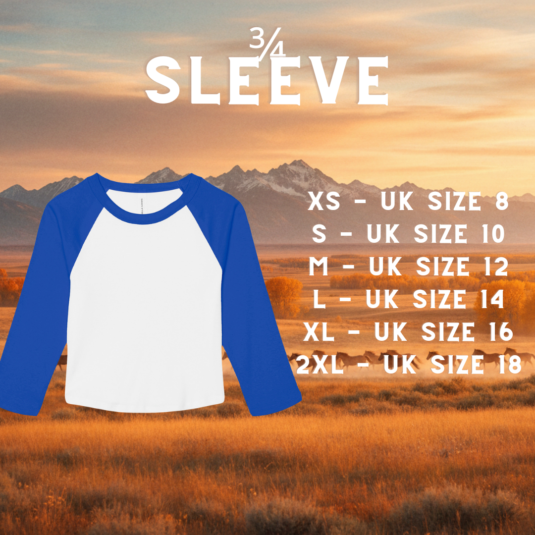 American Spirit 3/4 Varsity Mid Length Tee