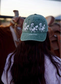 Running Wild Acid Wash Baseball Cap