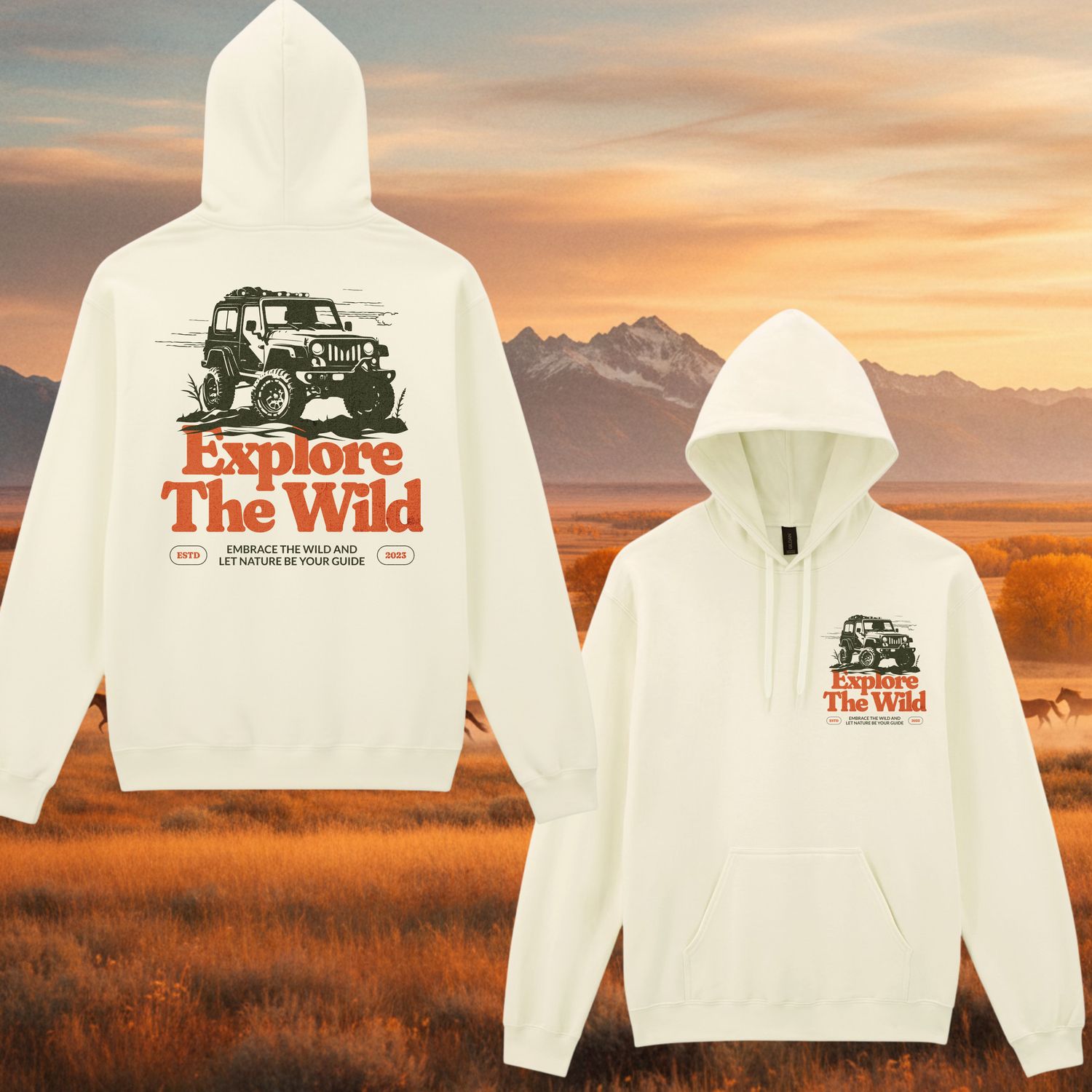 Explore The Wild Midweight Premium Hoodie