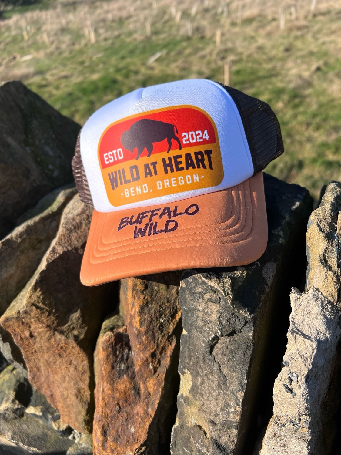 Buffalo Wild 3 Tone Foam Fronted Trucker Hat