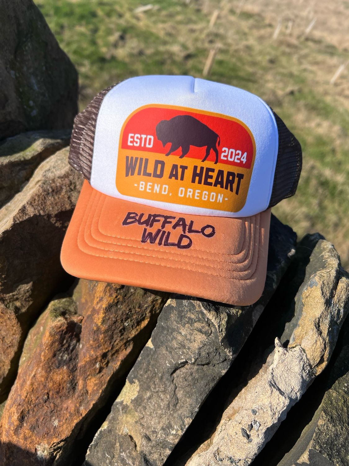 Buffalo Wild 3 Tone Foam Fronted Trucker Hat