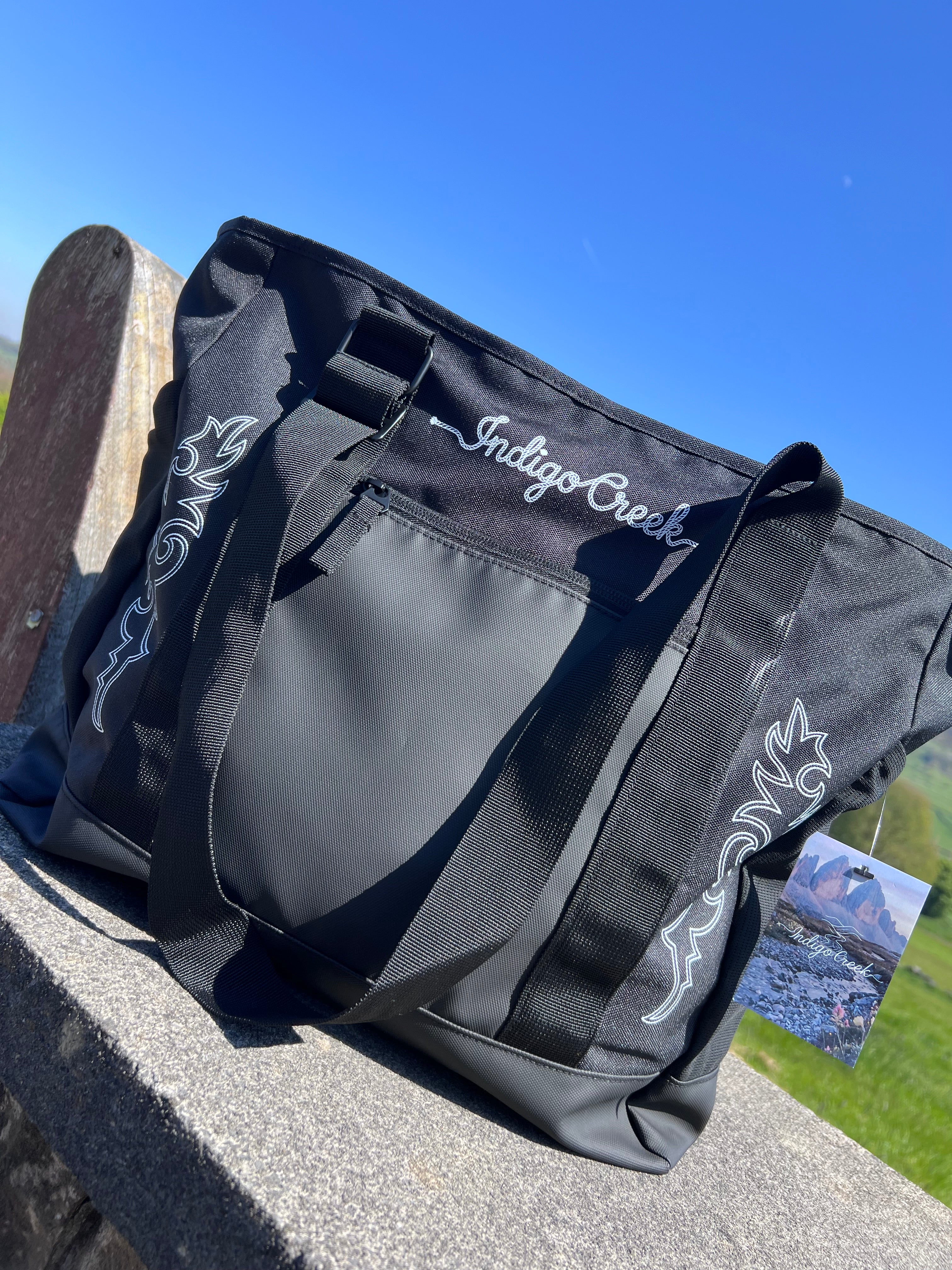 Western Stitch Tote Bag