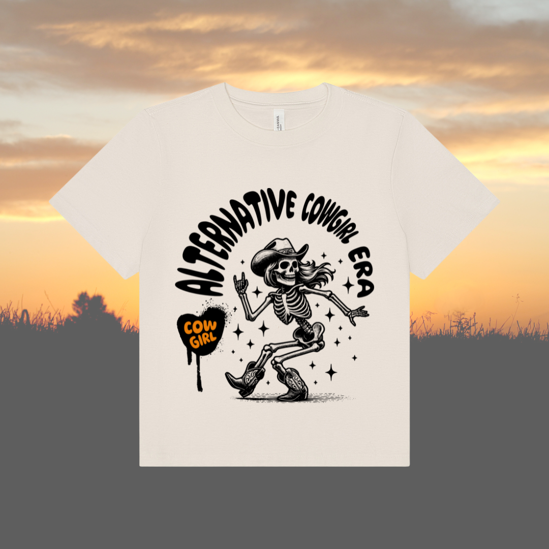Alternative Cowgirl Era Boxy Tee
