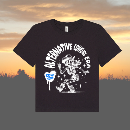 Alternative Cowgirl Era Boxy Tee