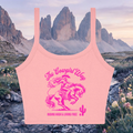 The Cowgirl Way Micro Rib Spaghetti Strap Tank