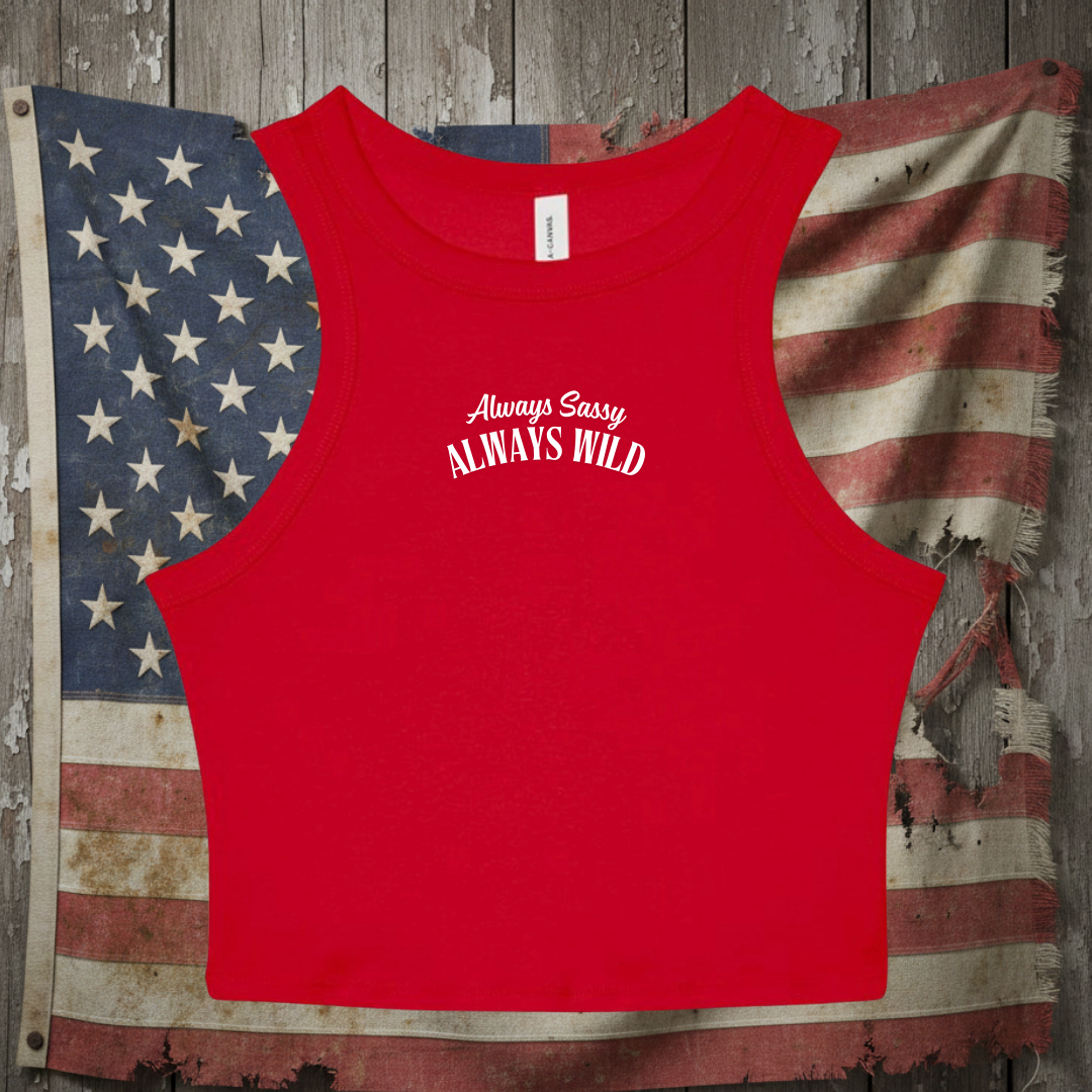 Always Sassy, Always Wild Micro Rib Vest