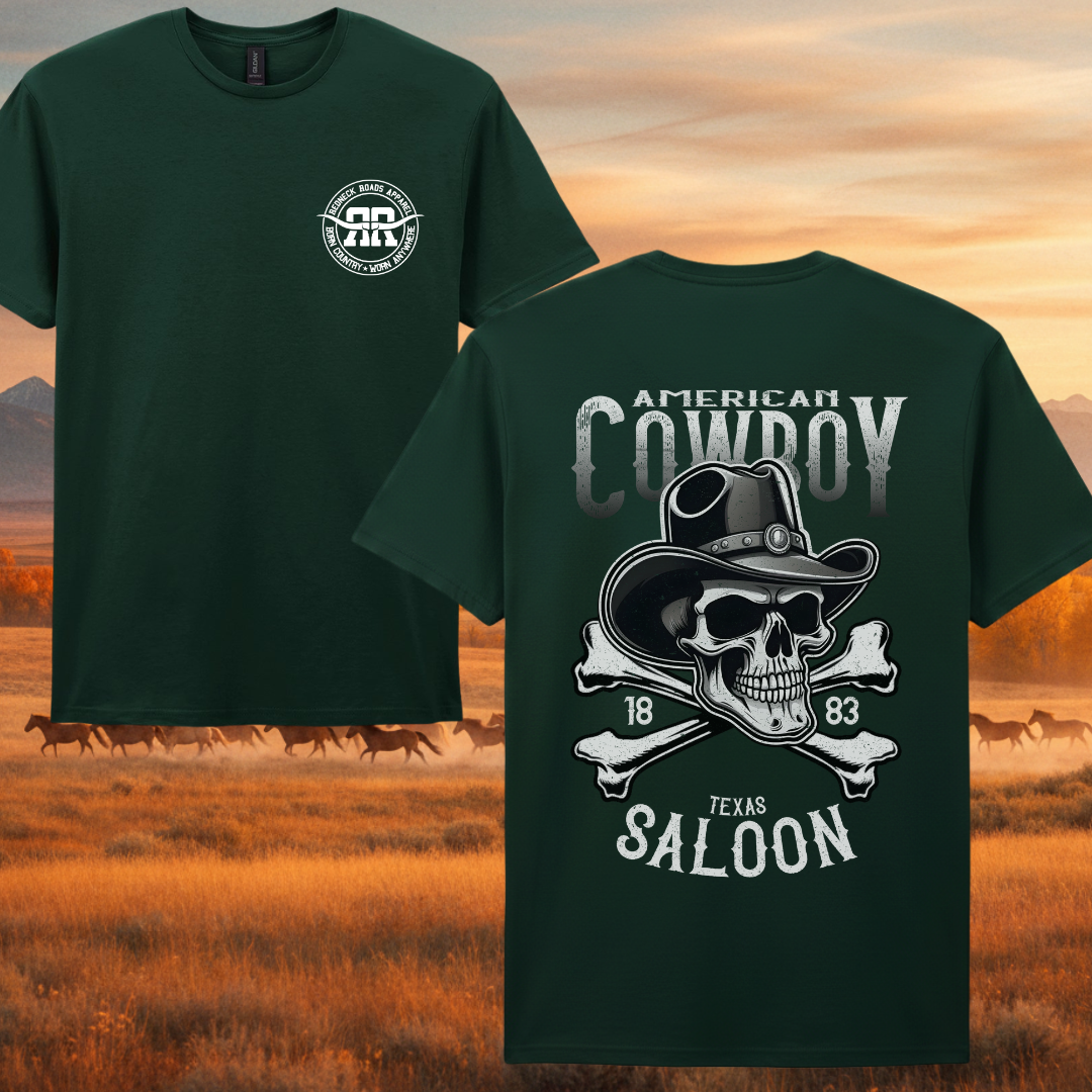 American Cowboy Saloon Tee - The Core Collection