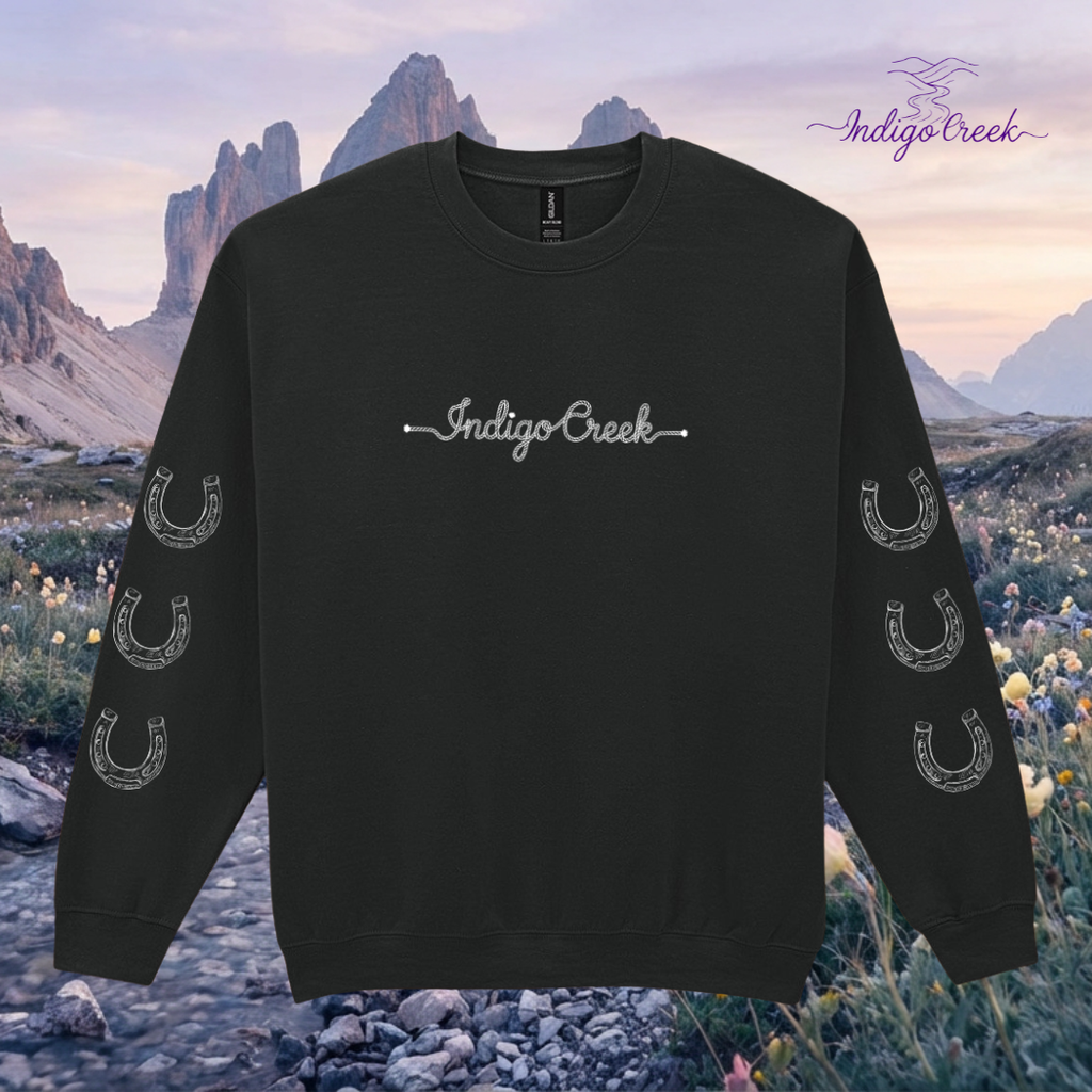 Indigo Creek Horse shoe Sweatshirt