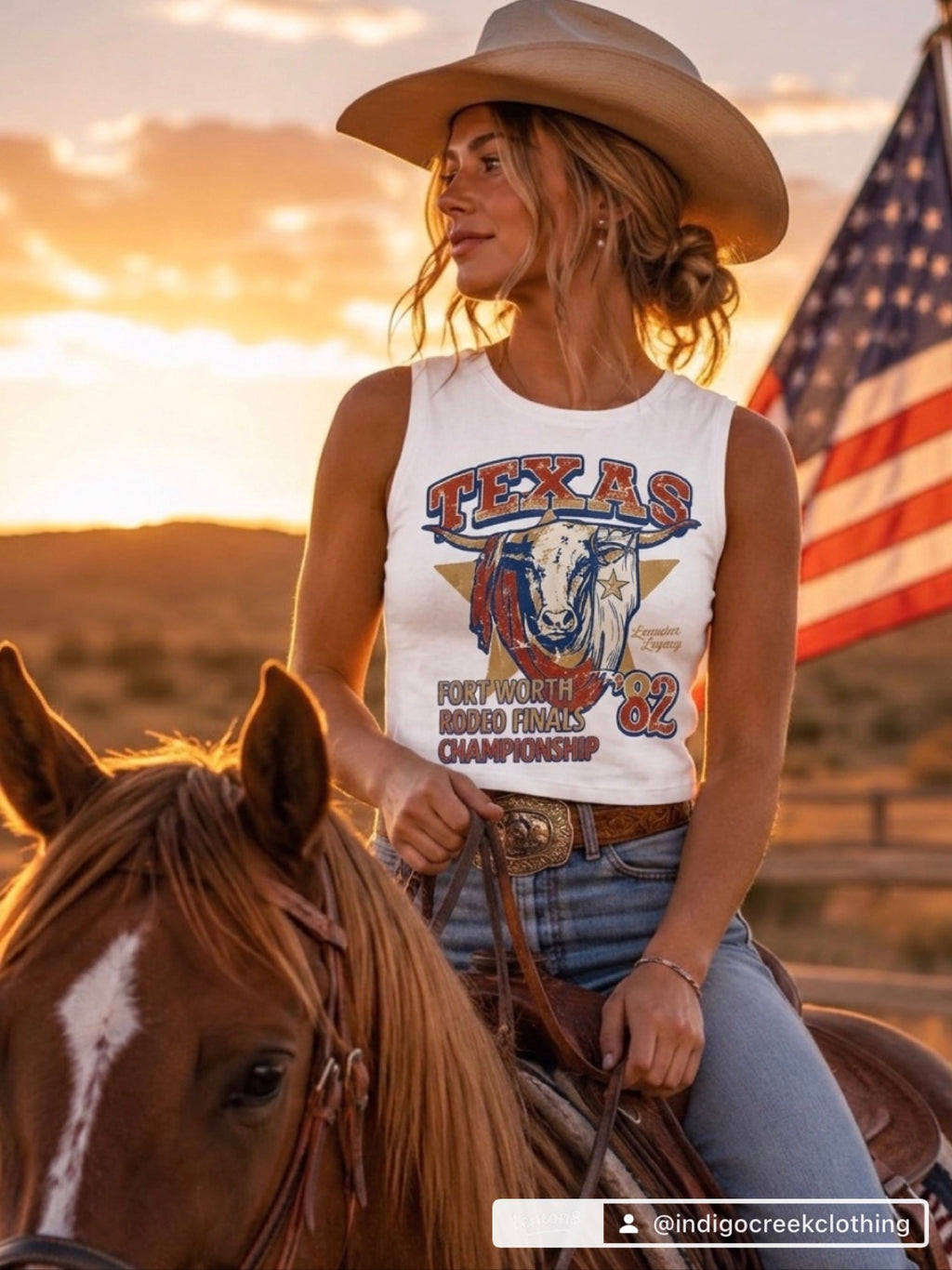 Retro Rodeo 82” Sleeveless Tank