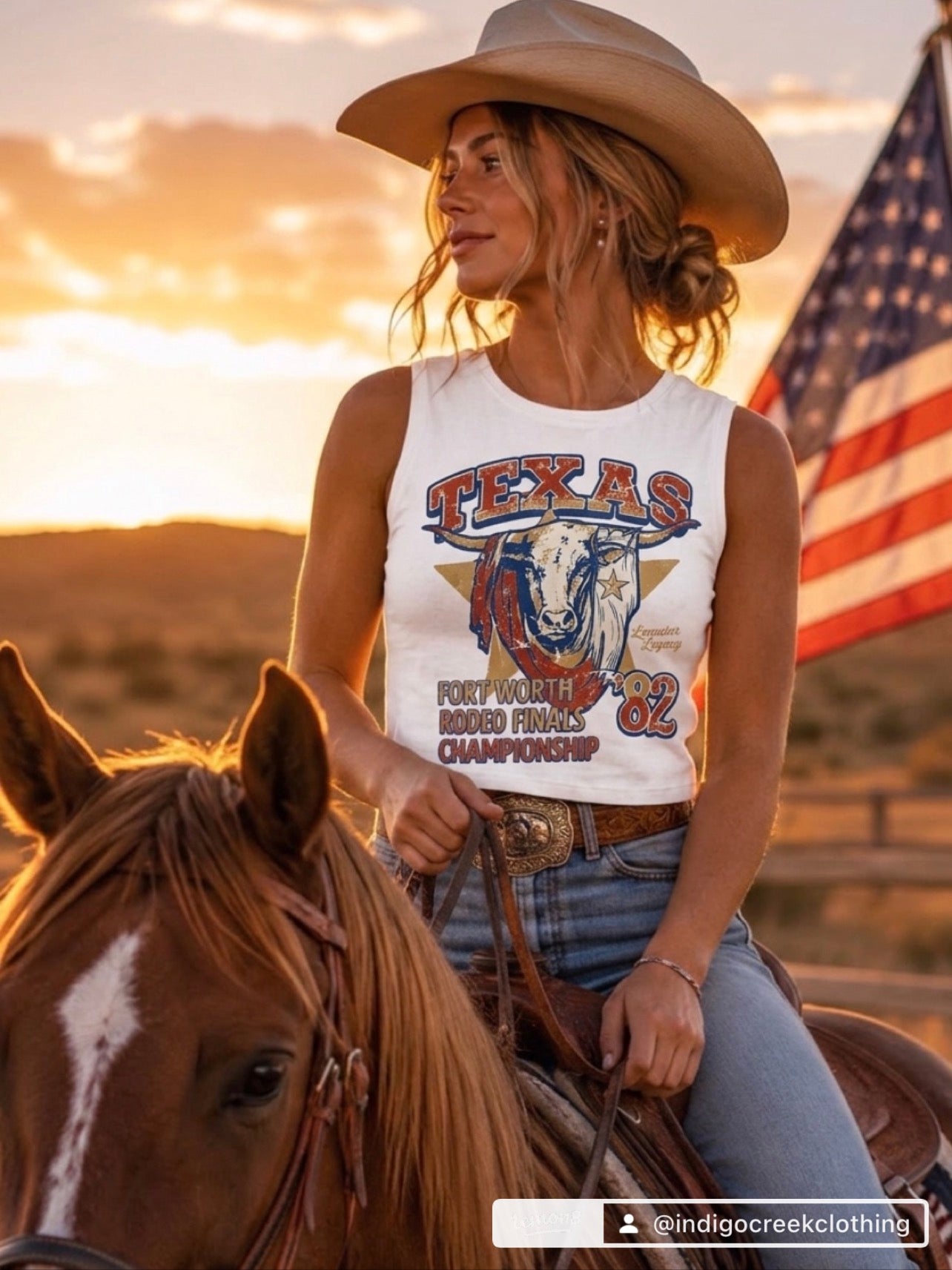 Retro Rodeo 82” Sleeveless Tank