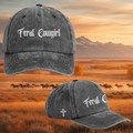 Feral Cowgirl Acid Wash Baseball Cap