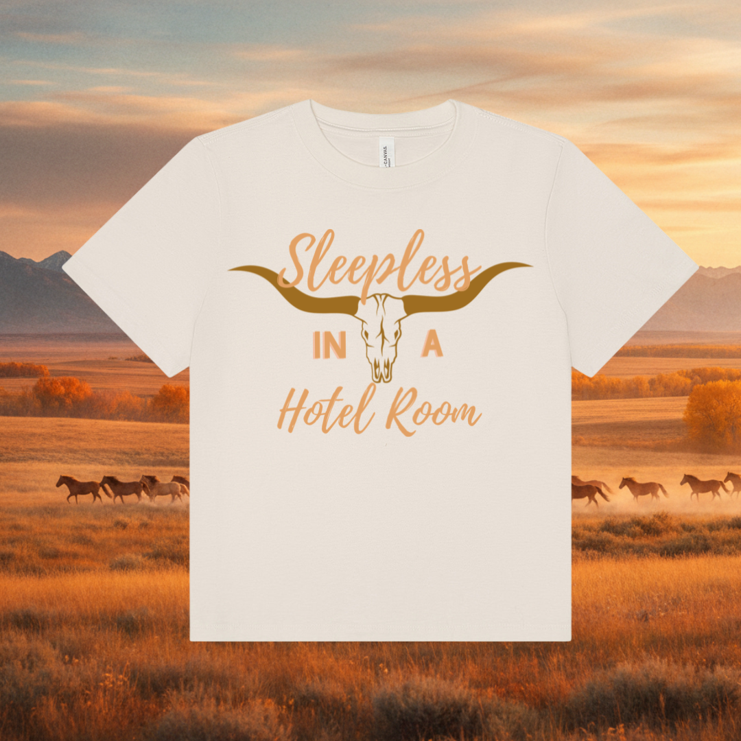 Sleepless Luke Combs Inspired Boxy Tee