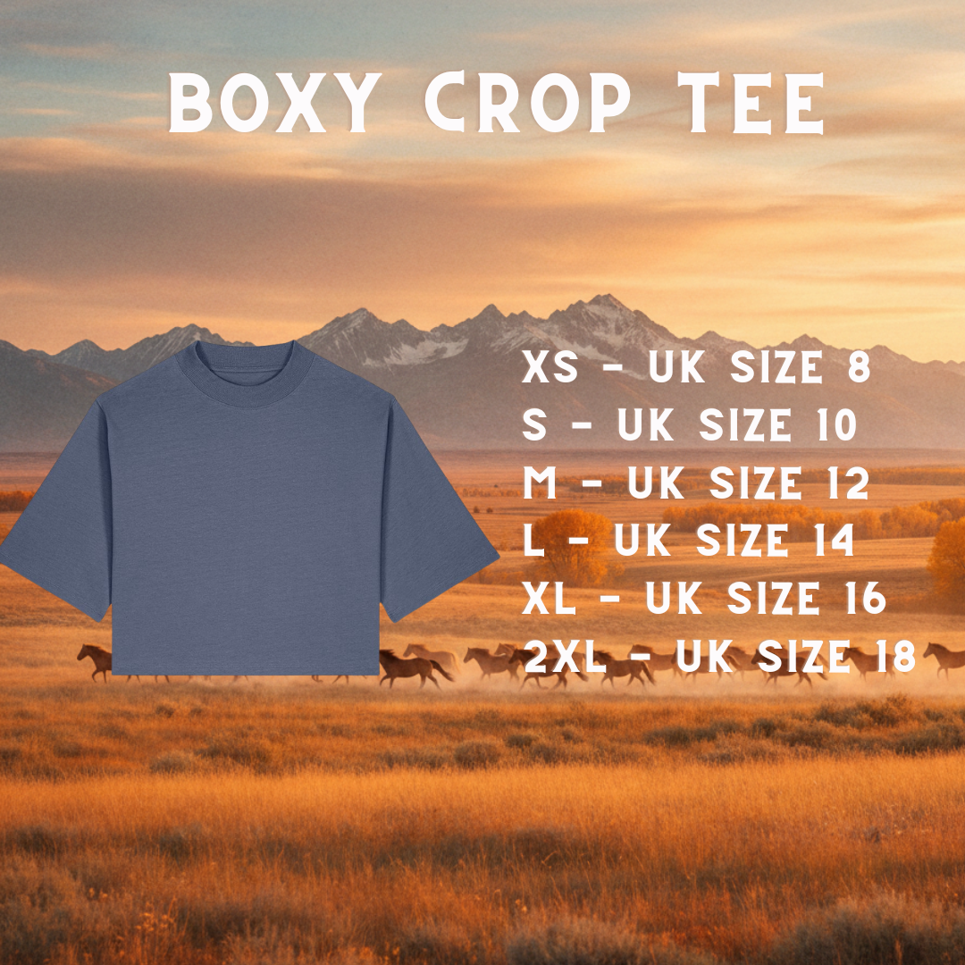 Desert Bandit Babe Boxy Cropped Tee
