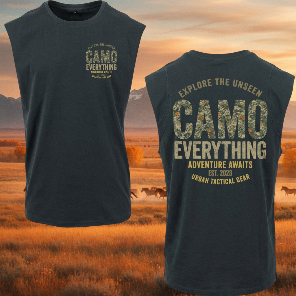 Camo Everything Sleeveless Tee