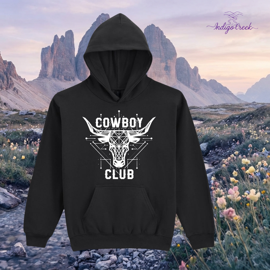 Cowboy Club Youth Hoodie