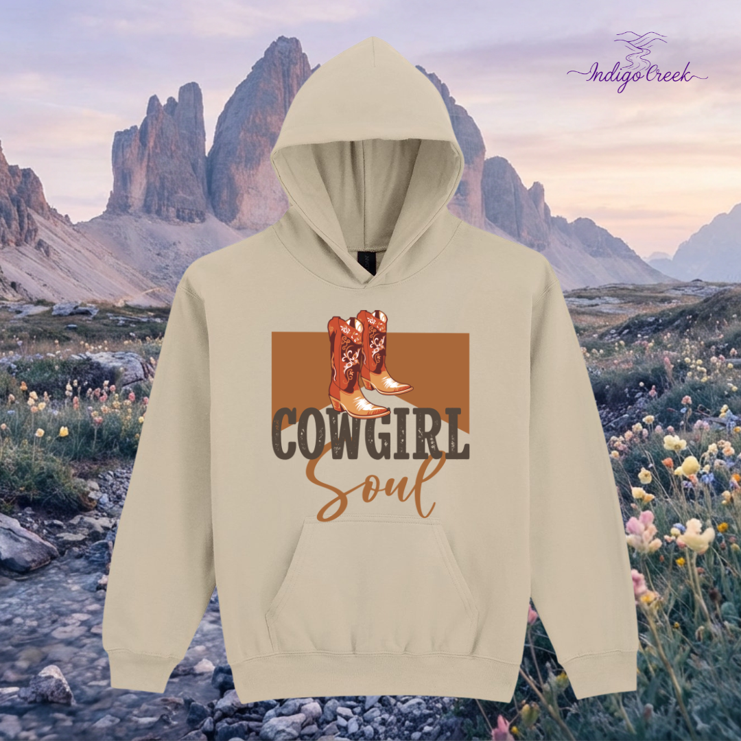 Cowgirl Soul Youth Hoodie