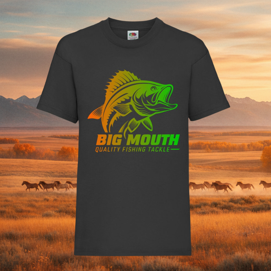 Big Mouth Fishing Tackle Youth Tee