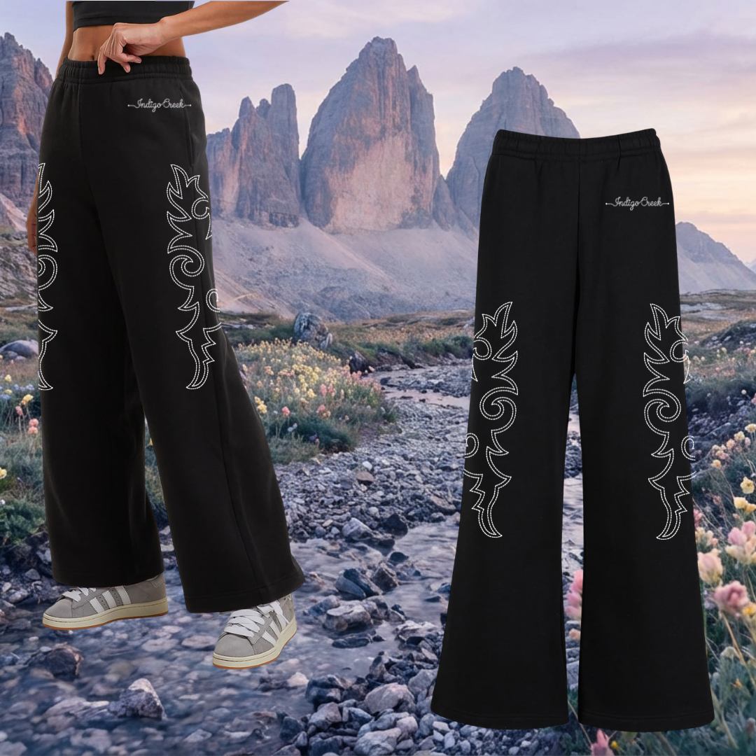 PRE-ORDER - Boot Stitch Flared Joggers