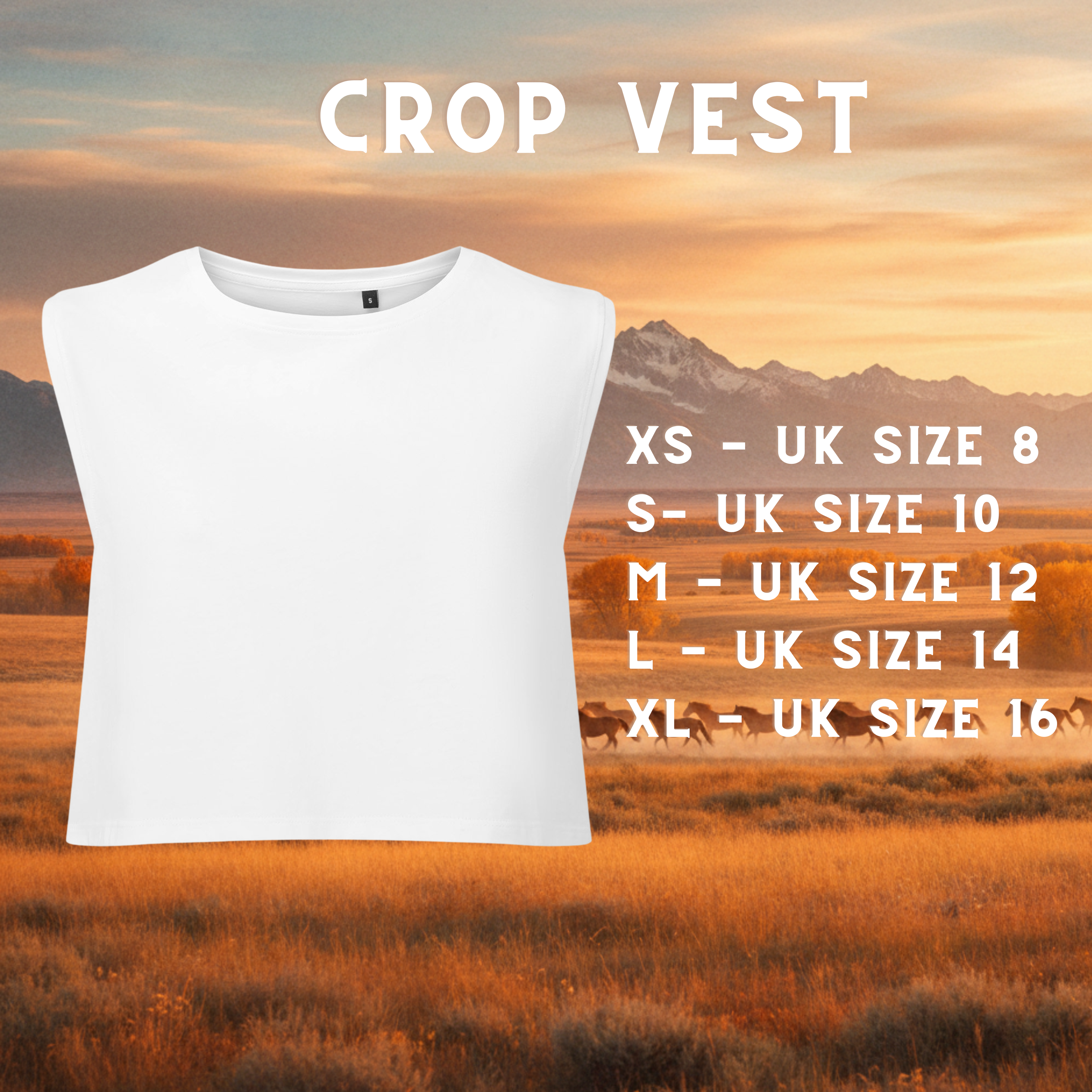 Explore The Wild Organic Crop Vest