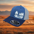 The Angler’s Edge: Holler to the Honey Hole 3-Tone Trucker