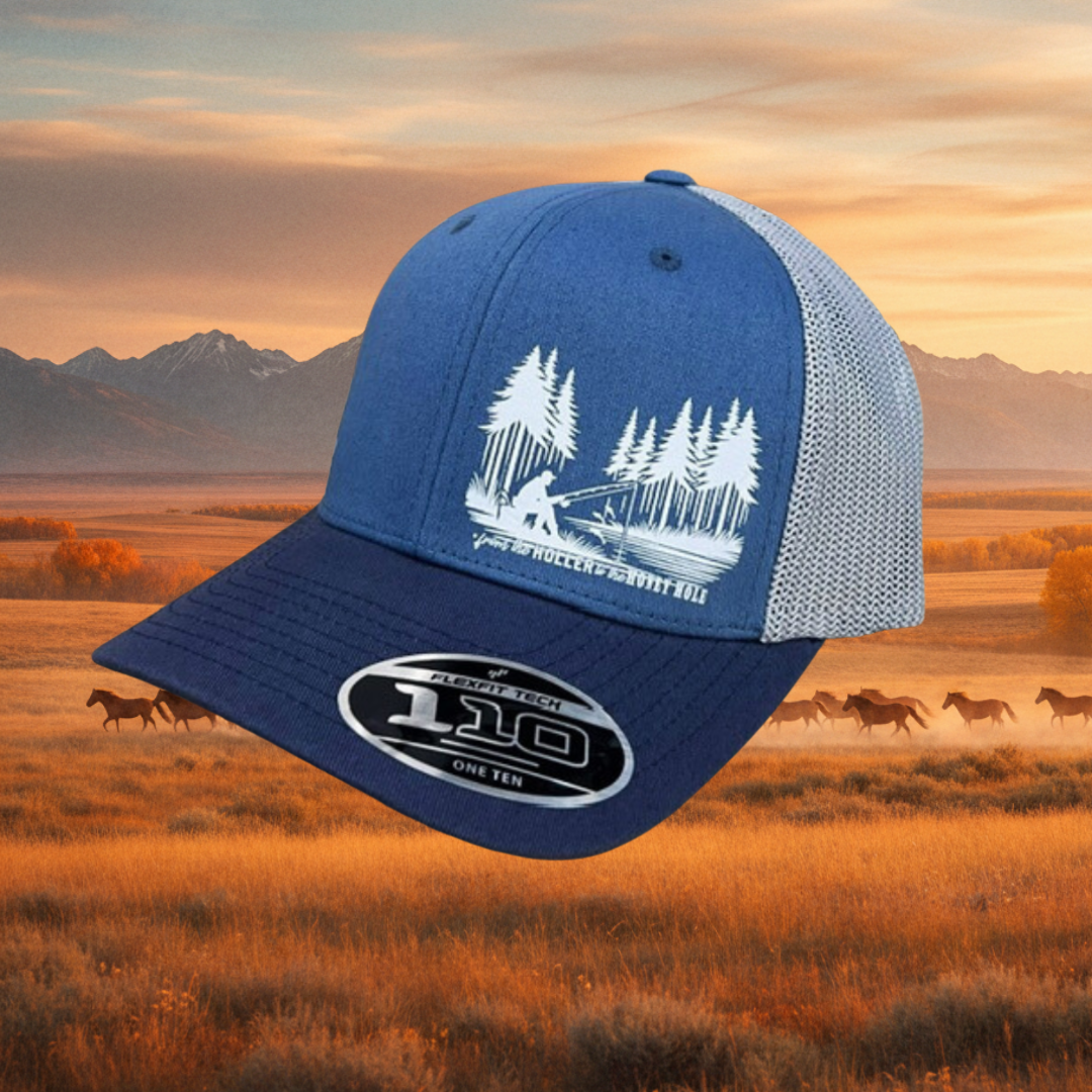 The Angler’s Edge: Holler to the Honey Hole 3-Tone Trucker
