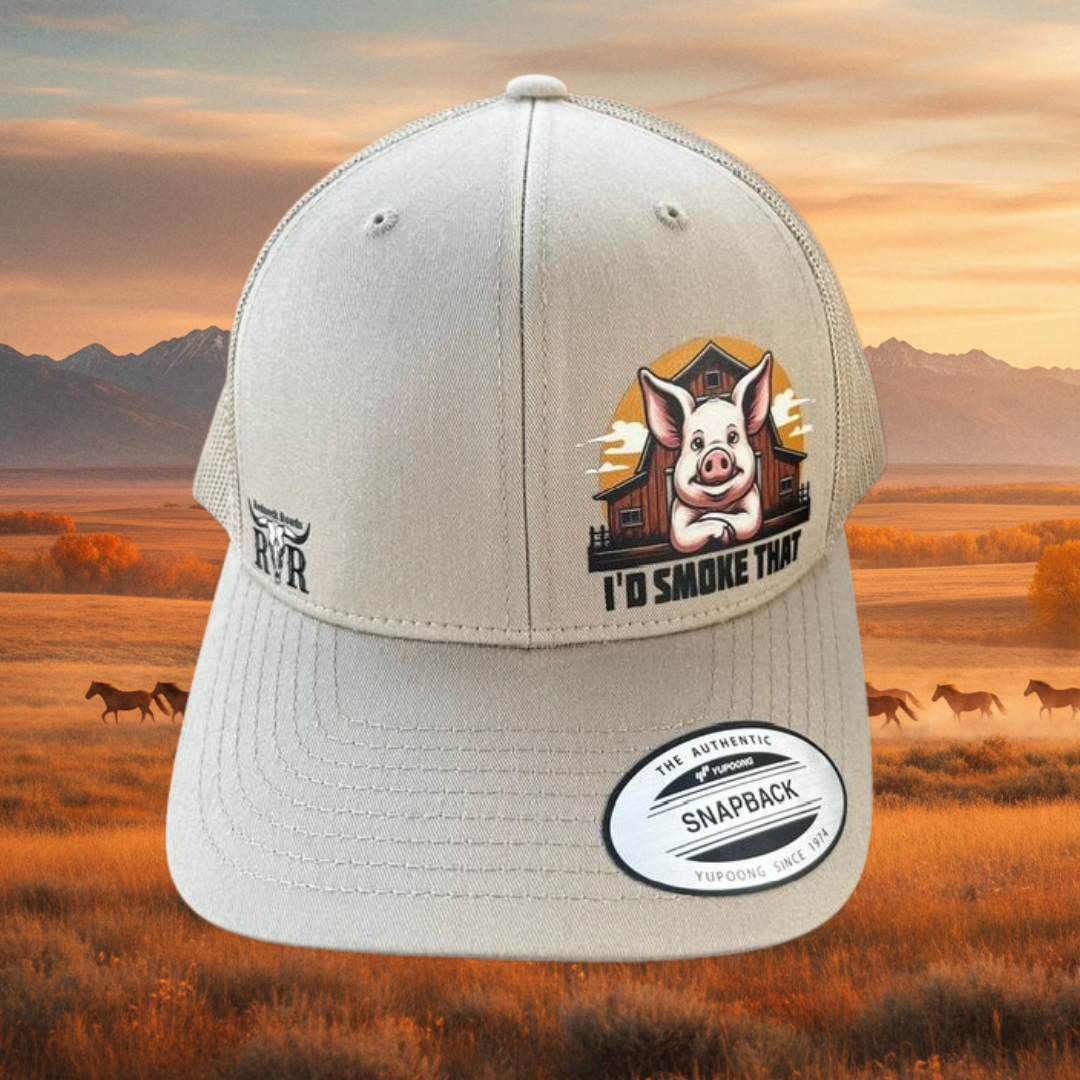 Pitmaster Pride: The "I’d Smoke That" BBQ Trucker Cap