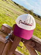 Dandelion Embroidered Baseball Cap