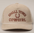 Small Town Cowgirl Sand Baseball Cap