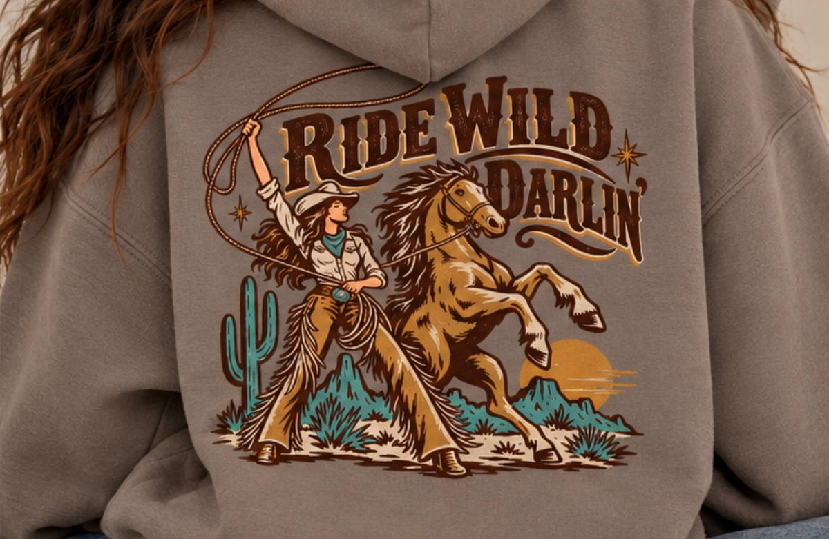 Ride Wild Darlin' Heavyweight Hoodie