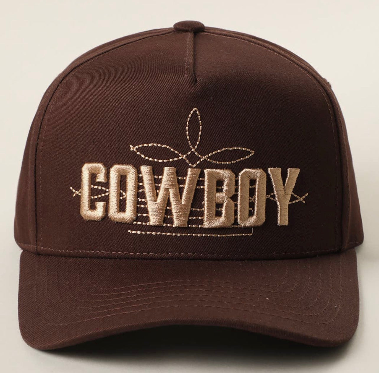 Cowboy 3D Embroidered Baseball Cap