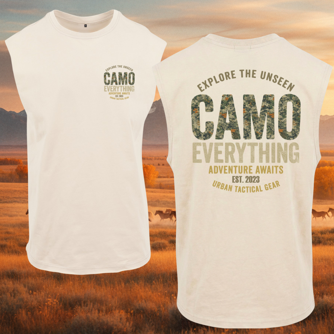 Camo Everything Sleeveless Tee