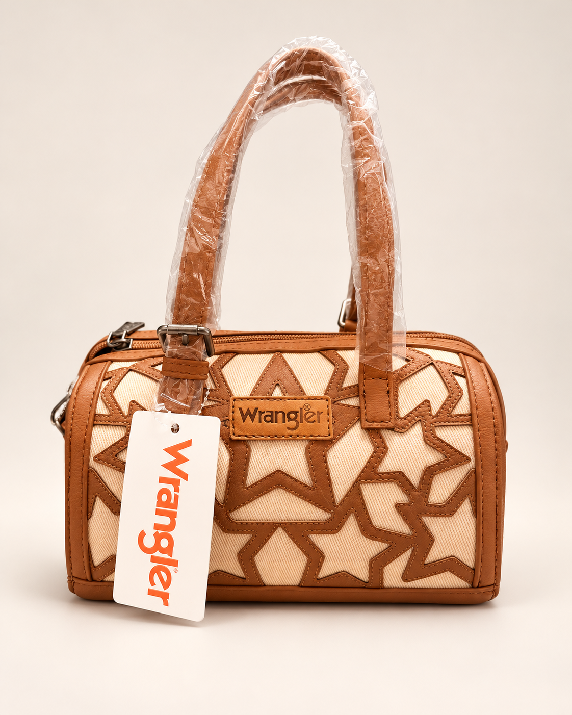 Wrangler Stars Cut Out Mini Boston Crossbody Bag