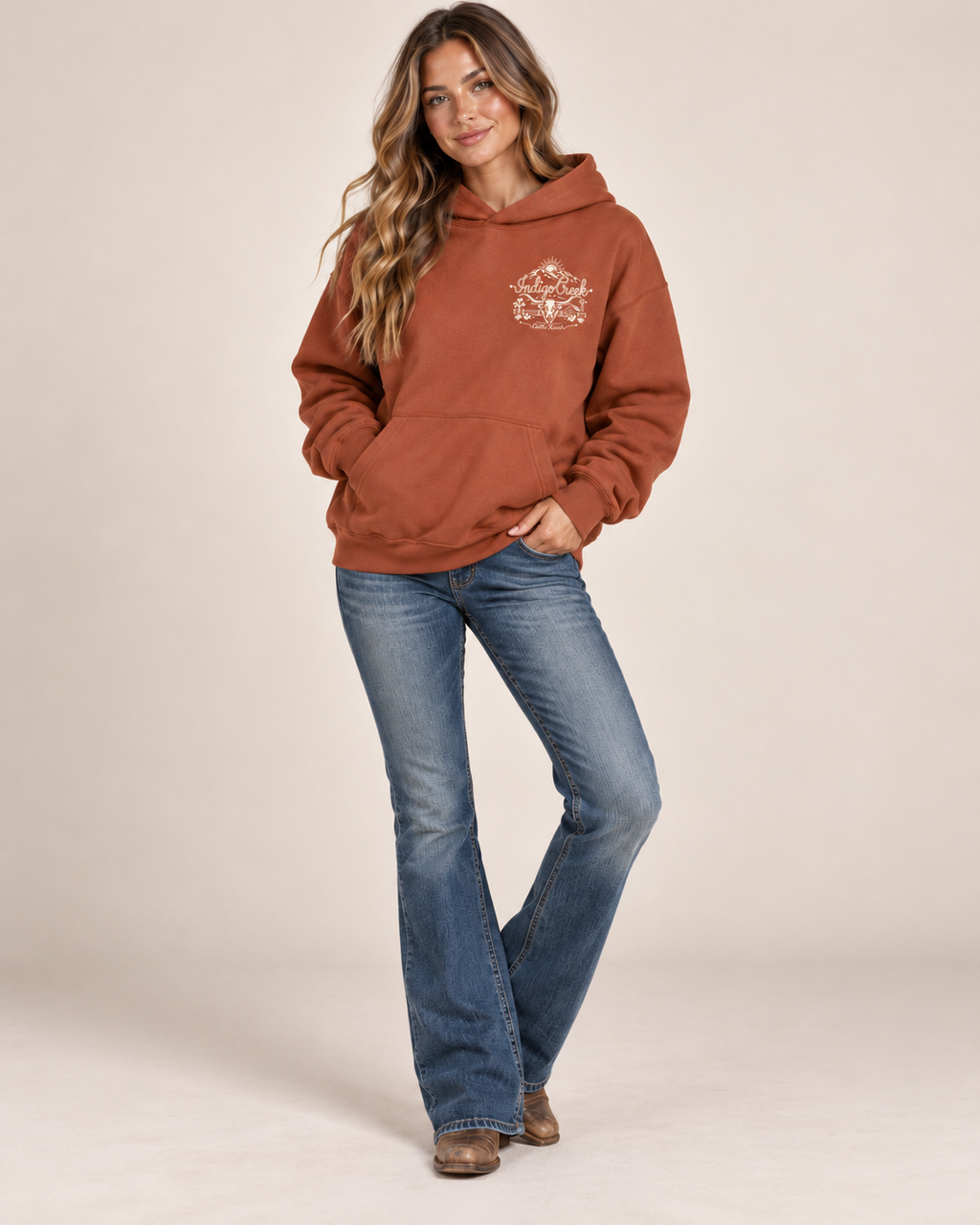 Indigo Creek Cattle Ranch Hoodie