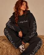 Boot Stitch Print Oversized Jogger Set