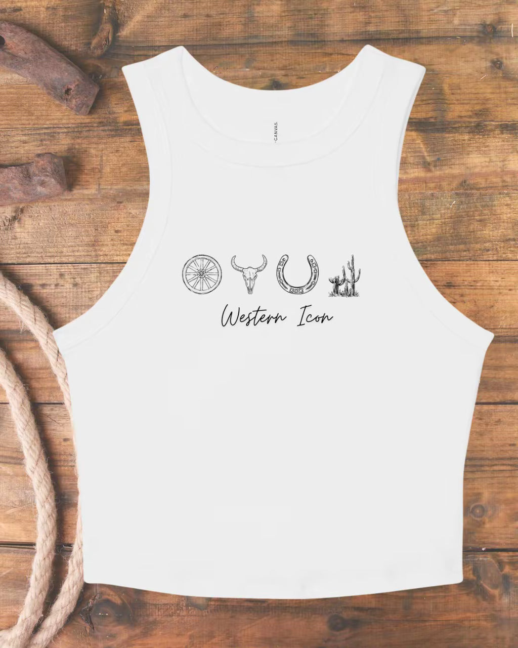 Western Icon Micro Rib Vest
