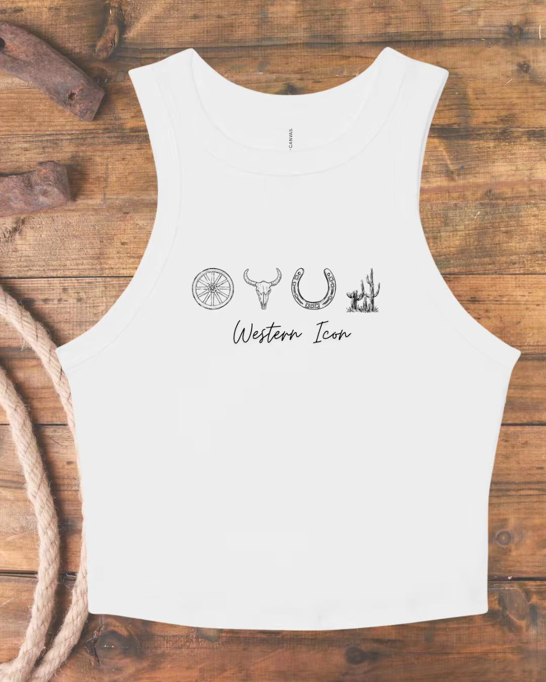 Western Icon Micro Rib Vest