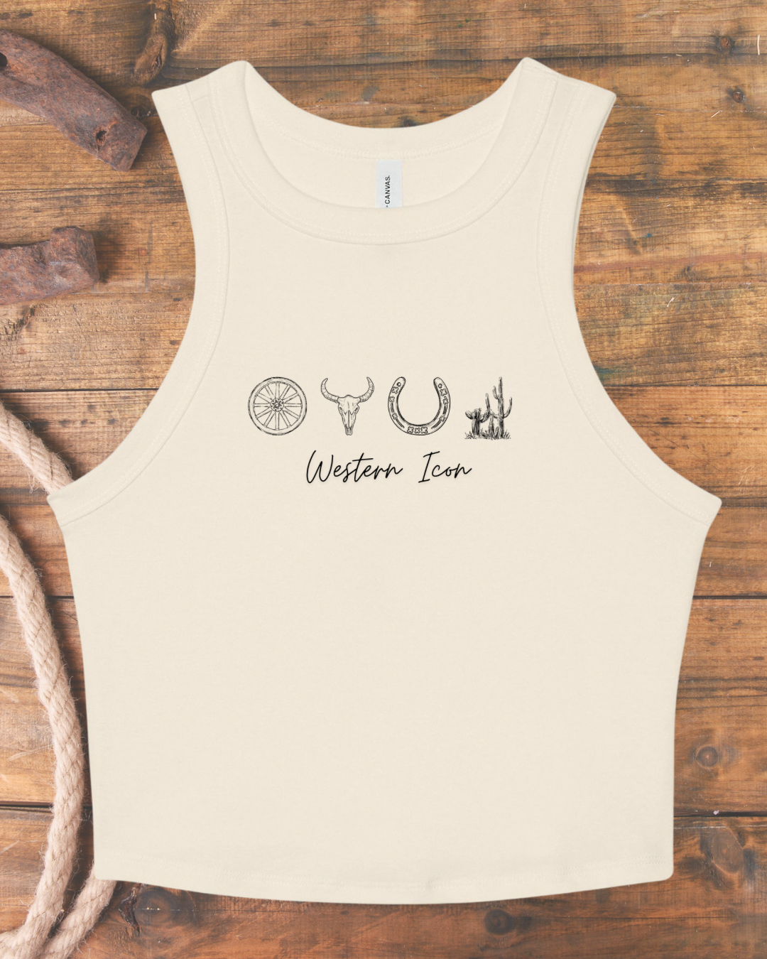 Western Icon Micro Rib Vest