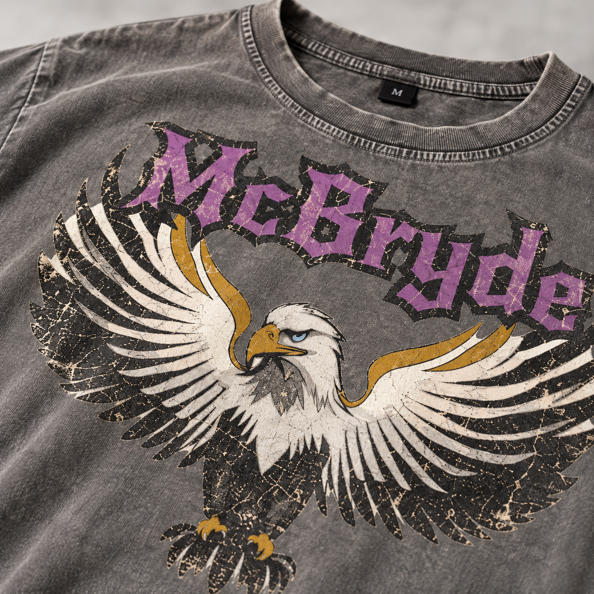 McBryde Eagle Vintage Wash Oversized Tee