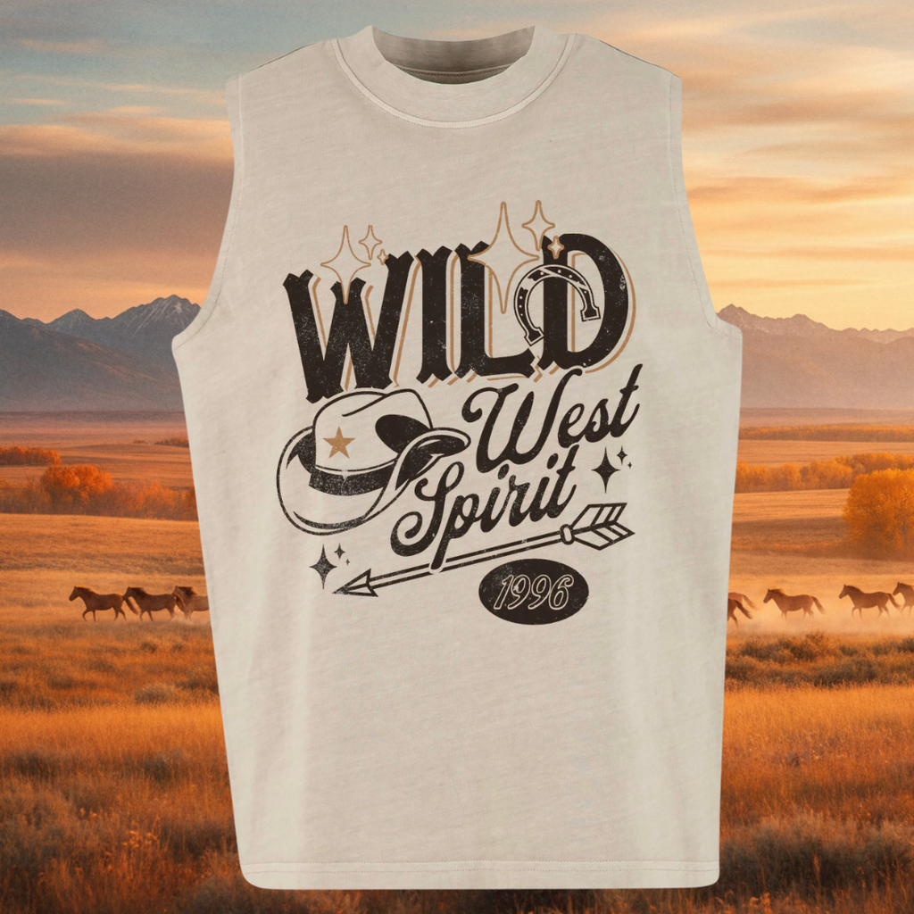 PRE-ORDER: Wild West Spirit Sleeveless Tee