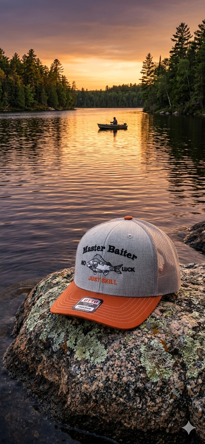 Master Baiter Fishing Trucker Cap