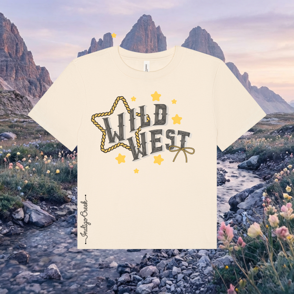 Wild West Rope Boxy Tee
