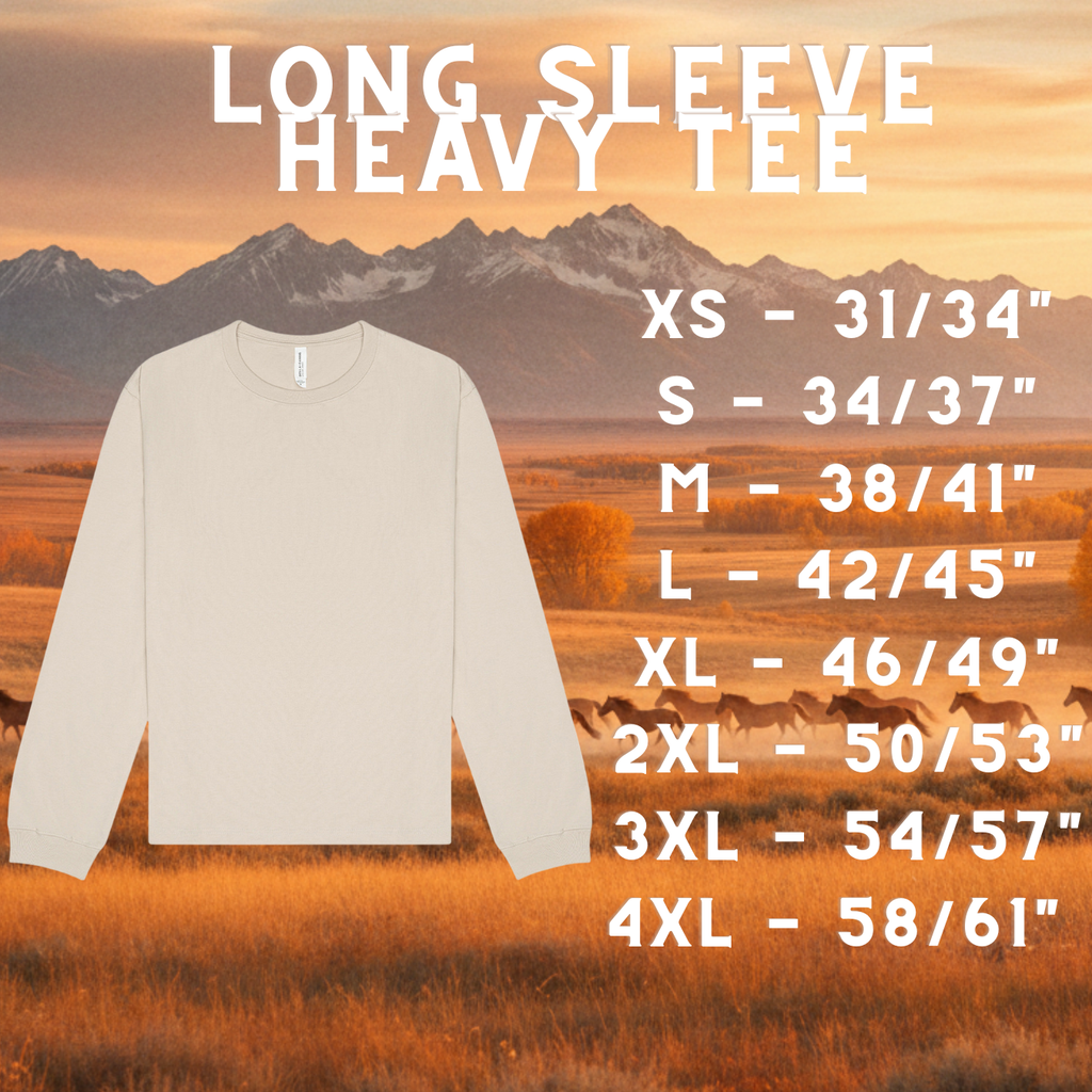 Cowboy Outlaw Heavyweight Long Sleeve Tee