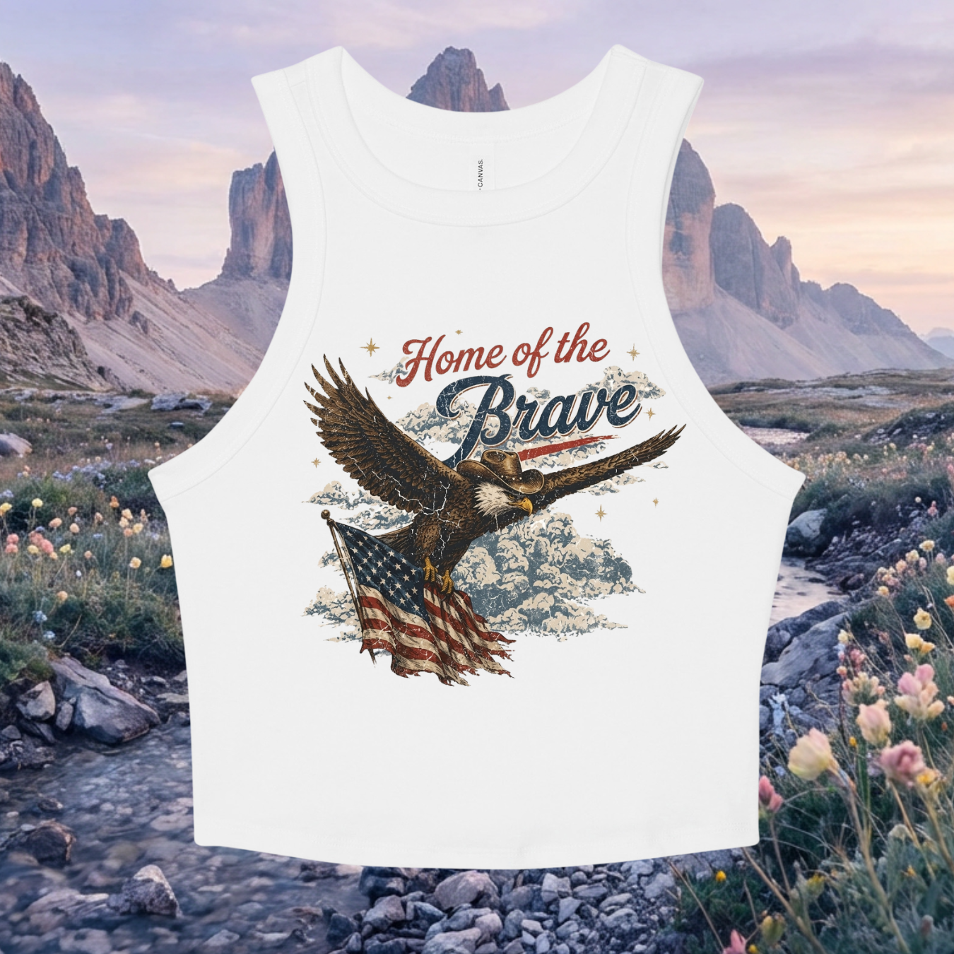 Home of the Brave Micro Rib Vest