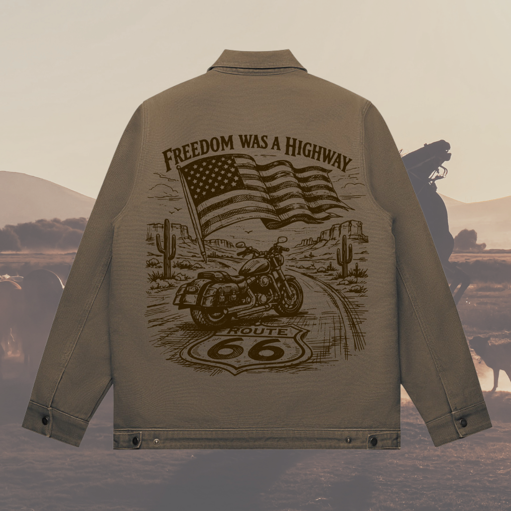 Freedom Was A Highway Duck Canvas Jacket