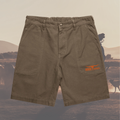 RNR Longhorn Duck Canvas Shorts