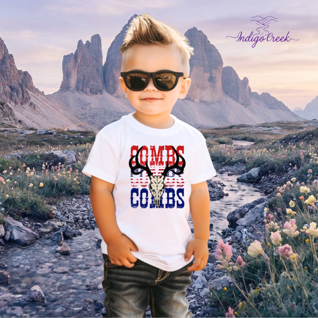 Combs Red, White & Blue Youth Tee