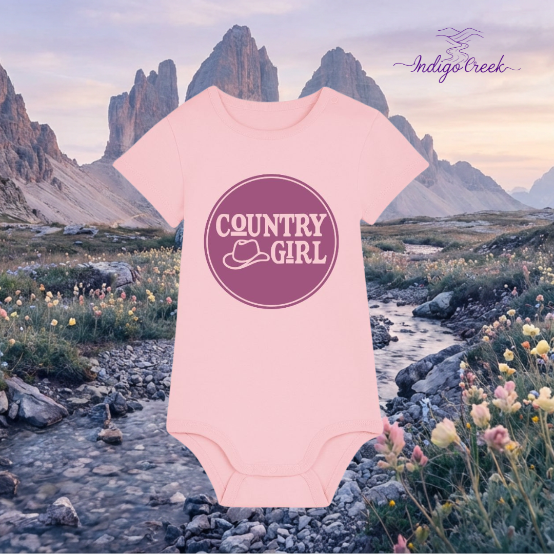 Country Girl Baby Grow