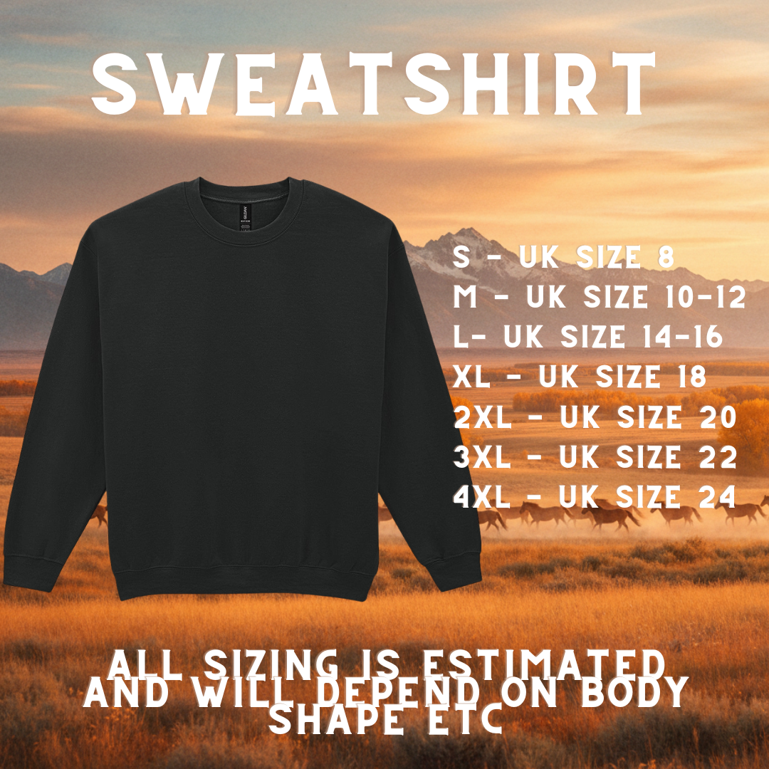 Boot Stitch Print Sweatshirt