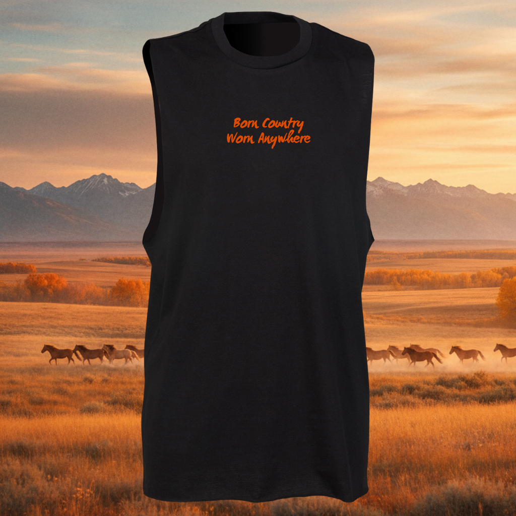 RNR Logo High Neck Muscle Tank - The Core Collection