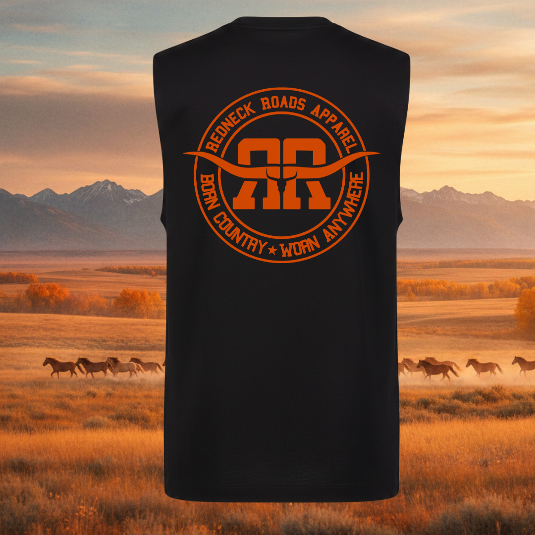 RNR Logo High Neck Muscle Tank - The Core Collection